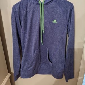 Beautiful purple and green Adidas hoodie